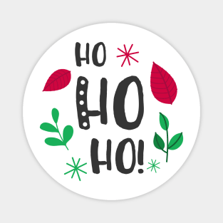 Christmas badges with lovely hand drawn elements and quotes Magnet